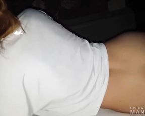 Chick riding my cock with her ass