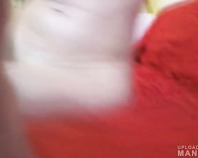 Naughty slim redhead masturbating on camera