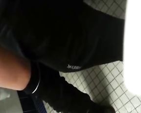 Teen with big ass banged in bathroom