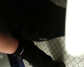 Teen with big ass banged in bathroom