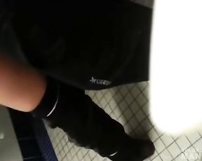 Teen with big ass banged in bathroom