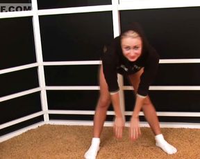 Amateur gymnastics ended up with sex toys play